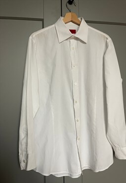 Vintage Hugo Boss White Cotton Shirt
