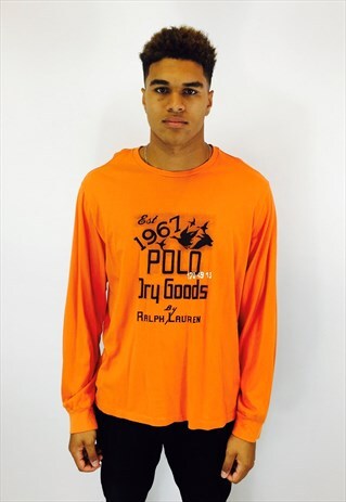 RALPH LAUREN LONG SLEEVE 90S T SHIRT PABLO