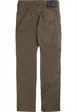 Vintage 90's Levi's Jeans / Pants 511 Denim Slim Fit Khaki