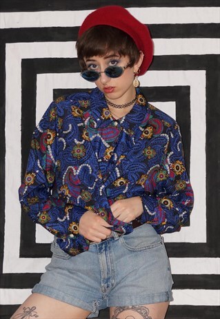 VINTAGE 90'S PATTERNED SHIRT