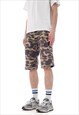VINTAGE CARHARTT SHORTS WORK CAMO GREEN