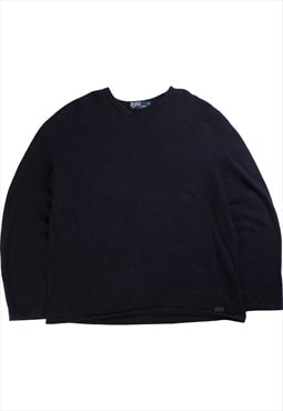 Vintage 90's Polo Ralph Lauren Sweatshirt Heavyweight Plain