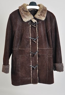 Vintage 00s faux shearling coat