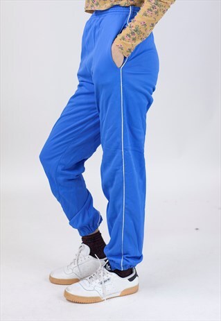 VINTAGE 90S BLUE TRACKSUIT BOTTOMS