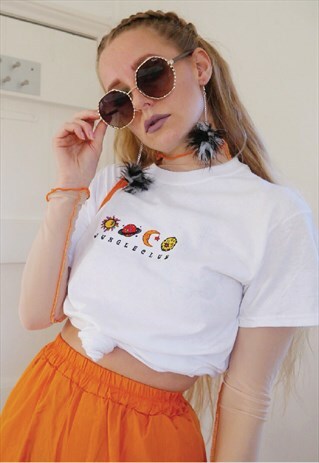 EMBROIDERED PLANET T-SHIRT