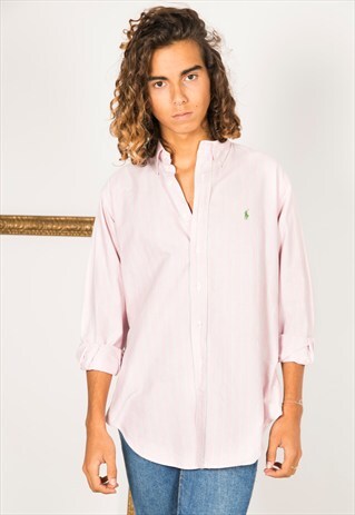 VINTAGE 80S POLO RALPH LAUREN SHIRT / R0130