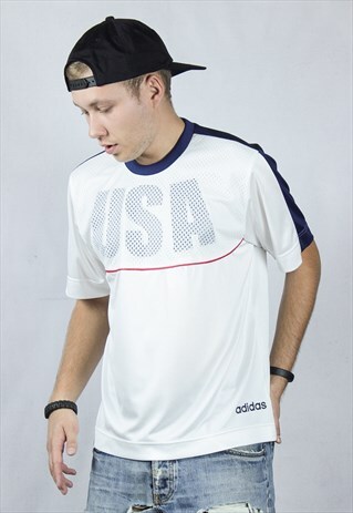 MENS 2006 WORLD CUP ADIDAS LOGO USA TEAM T-SHIRT