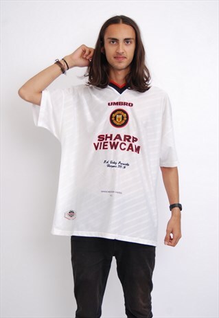 VINTAGE 96/97 MANCHESTER UNITED AWAY FOOTBALL SHIRT