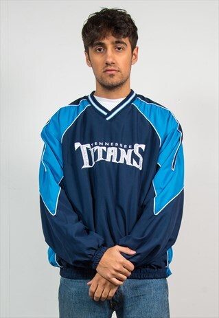 NFL AMERICAN FOOTBALL WINDBREAKER JACKET TENNESSEE TITANS