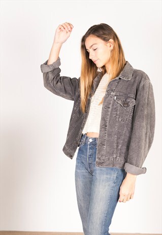 VINTAGE 80S COLOURED LEVI'S CORDUROY JACKET / C801