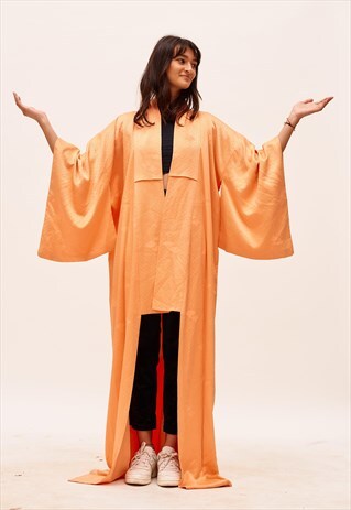 SPECIAL DESIGN KIMONO IN LIGHT SALMON