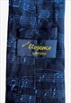 VINTAGE 90S ELEGANC JAZZ MUSIC NOTES PRINT TIE