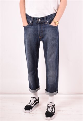 LEVI'S 506 MENS VINTAGE JEANS W32 L27 BLUE 90S