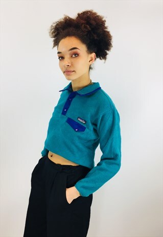 VINTAGE CROPPED PATAGONIA FLEECE