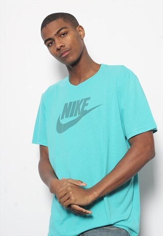 VINTAGE NIKE LOGO T-SHIRT BLUE