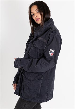 VINTAGE 80S TOMMY HILFIGER WINTER JACKET / S9844