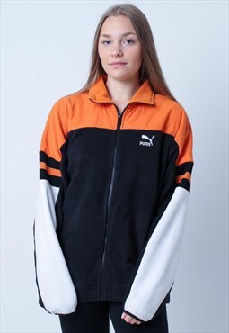 Puma XTG Black and Orange Fleece Jacket