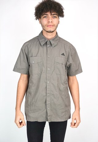 VINTAGE 90'S ADIDAS BUTTON UP SHIRT