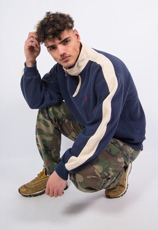 NAUTICA 1/4 ZIP SWEATSHIRT SWEATER