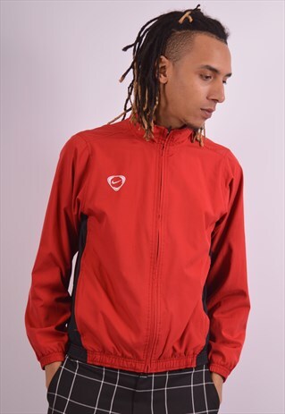VINTAGE NIKE TRACKSUIT TOP JACKET RED