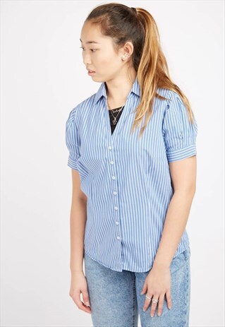 VINTAGE BLUE BENETTON SHIRT