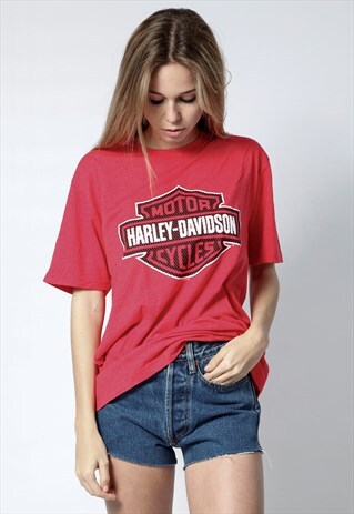 VINTAGE HARLEY DAVIDSON T-SHIRT DEAD STOCK