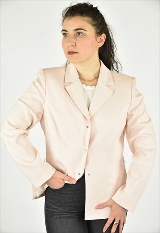 VINTAGE 90'S TAHARI PINK BLAZER SIZE 12
