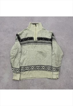 Vintage Knitted Jumper Men's XXL