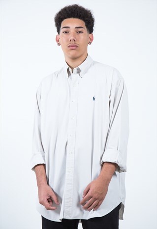 VINTAGE 80S CLASSIC POLO RALPH LAUREN SHIRT/ 0234