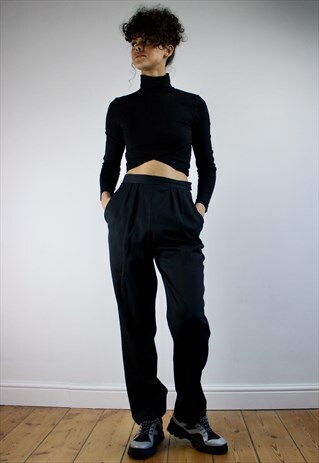 VINTAGE 80S HIGH WAISTED TROUSERS