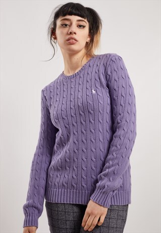 VINTAGE RALPH LAUREN CABLE KNIT JUMPER