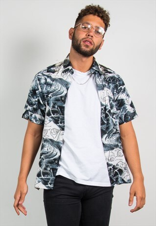 VINTAGE CRAZY PATTERN SHIRT