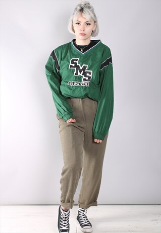 VINTAGE SMS SOFTBALL WINDBREAKER SWEATSHIRT