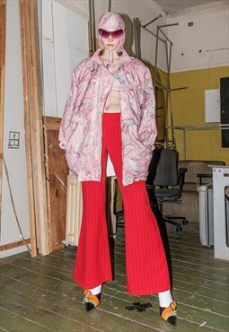 90's Vintage windbreaker festival jacket in pink tones