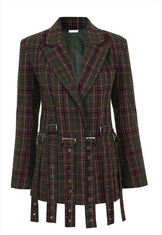 BLAZER WITH BELTS