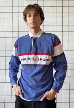 Vintage POLO SPORT RALPH LAUREN Rugby Shirt Pullover Top