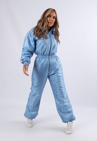 VINTAGE ELLESSE FULL SKI SUIT SNOW SPORTS UK 8 - 10 (93R)