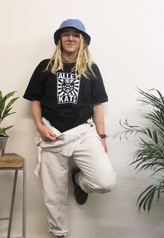 BLACK ACID KATS GRAPHIC T-SHIRT