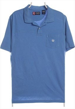 Chaps Ralph Lauren 90's Short Sleeve Pocket Plain Polo Shirt