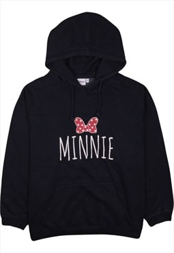 Vintage 90's Disney Hoodie Minnie Mouse Pullover Black