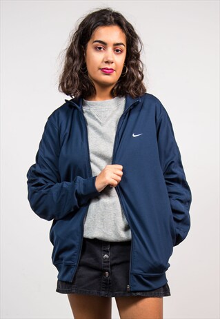 VINTAGE 90'S DARK BLUE NIKE TRACKSUIT JACKET