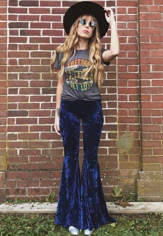 FESTIVAL VELVET BELL BOTTOMS
