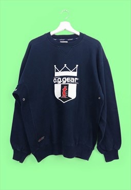  O.G. GEAR Oversized Unisex Hip Hop Sweatshirt "King"