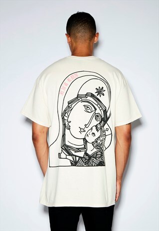 MARY CHILD OVERSIZED BEIGE TEE