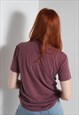 VINTAGE ADIDAS T-SHIRT MAROON