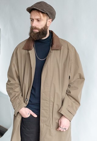 VINTAGE 70S COUNTRY STYLE TRENCH COAT