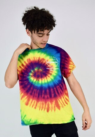 VINTAGE 90'S RAINBOW TIE DYE T-SHIRT