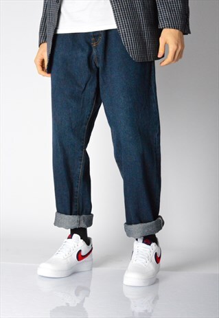 VINTAGE 90S NAVY BLUE JEANS