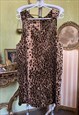 LEOPARD ROMPER, SHORT OVERALLS, ONE PIECE OVERALL SHORTS