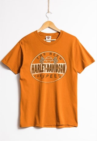 90s Vintage Harley Davidson Graphic Print T-Shirt 15107